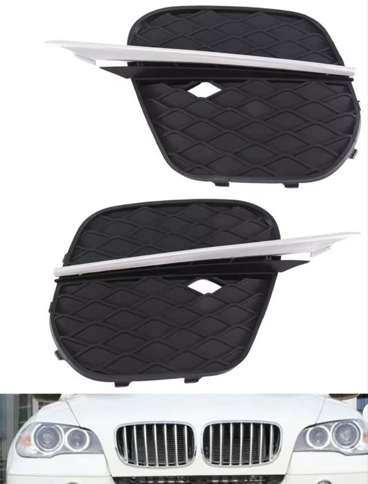 зап решетка бампера bmw x5 e70