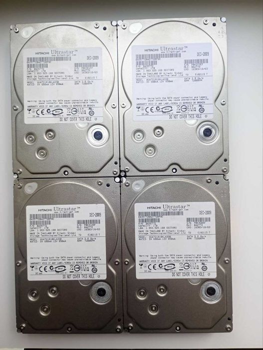 HDD 6台セット WD HITACHI 1TB/1.5TB Western Digital 内蔵HDD WD Blue【2.5インチ/1TB】 WD10SPZX