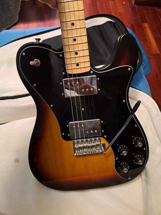 Fender MIJ 70s Telecaster Deluxe Sunburst 2019 + equipamento