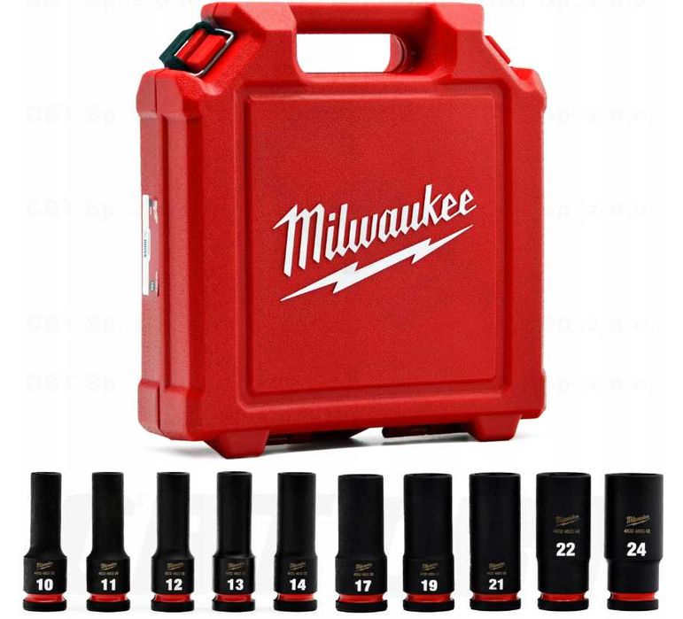 Набір подовжених головок Milwaukee ShW 1/2" 10 шт