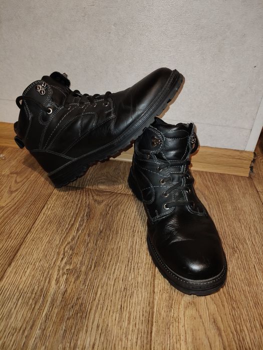 Ботинки,черевики шкіряні на хутрі Mida