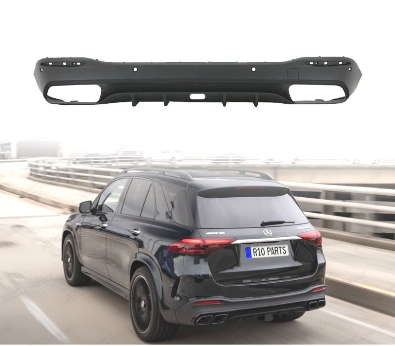 DIFUSOR MERCEDES W167 20- LOOK GLE 63 PRETO