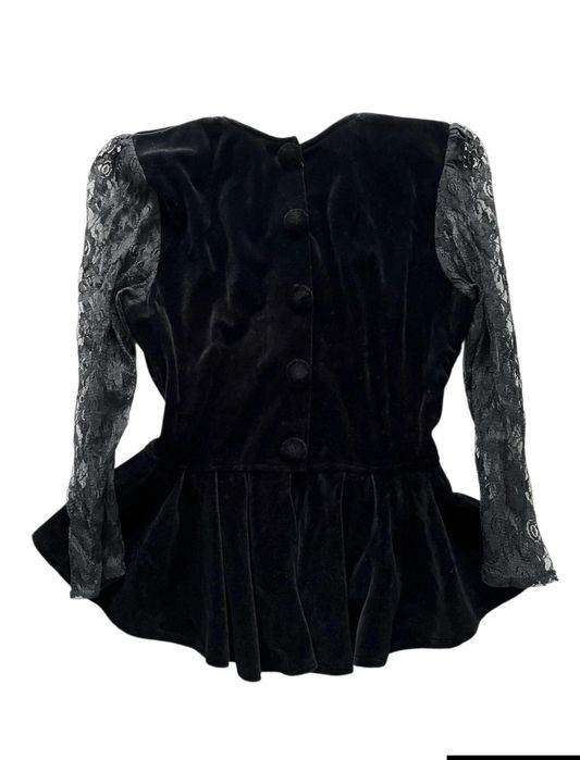 black velvet elegant victorian gothic shirt