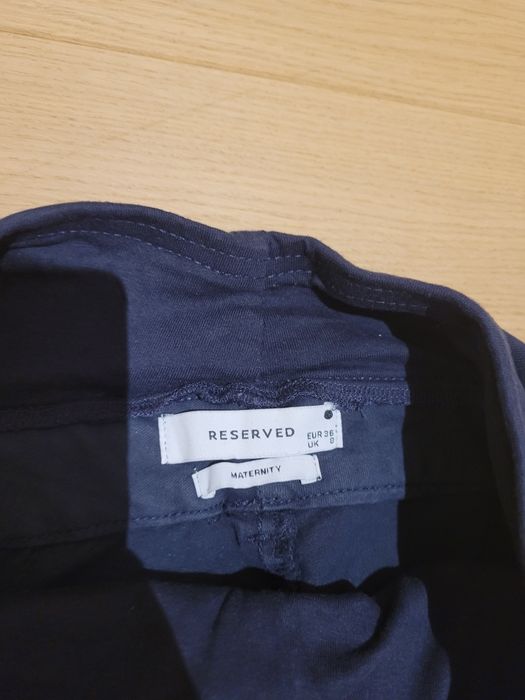 Spodnie ciążowe z pasem