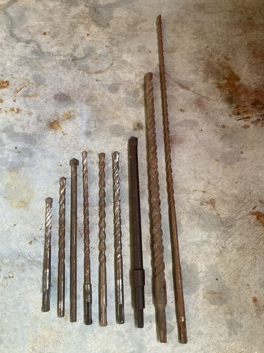 Свёрла по бетону, развёртки