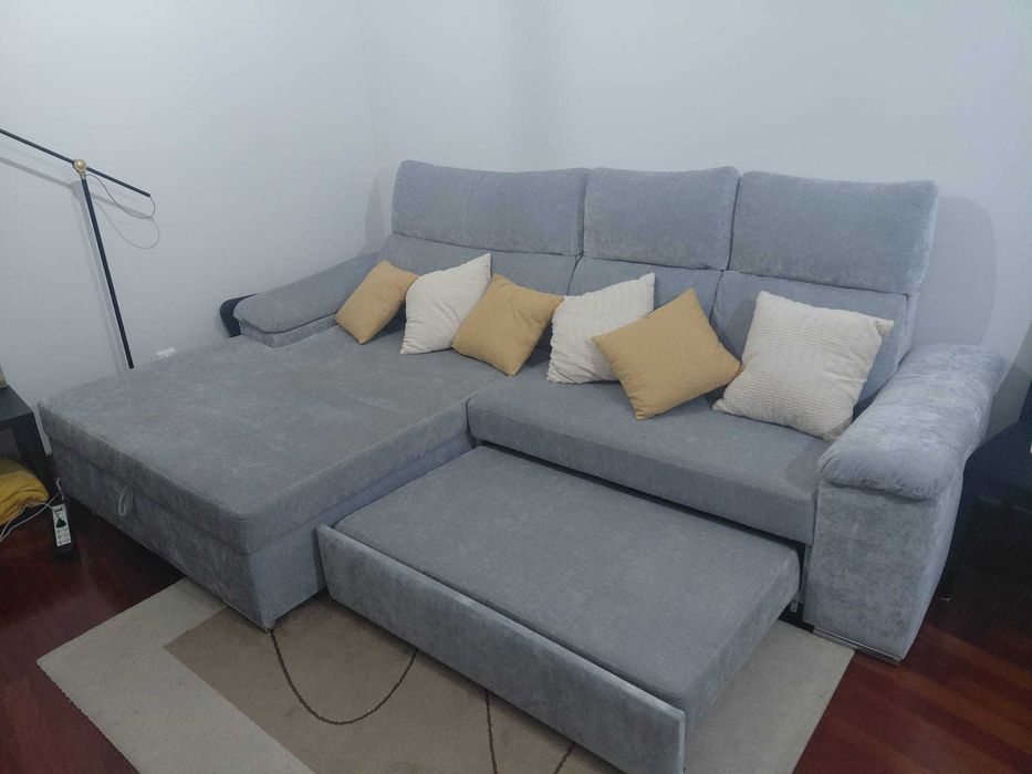 Sofá Cama Cinzento