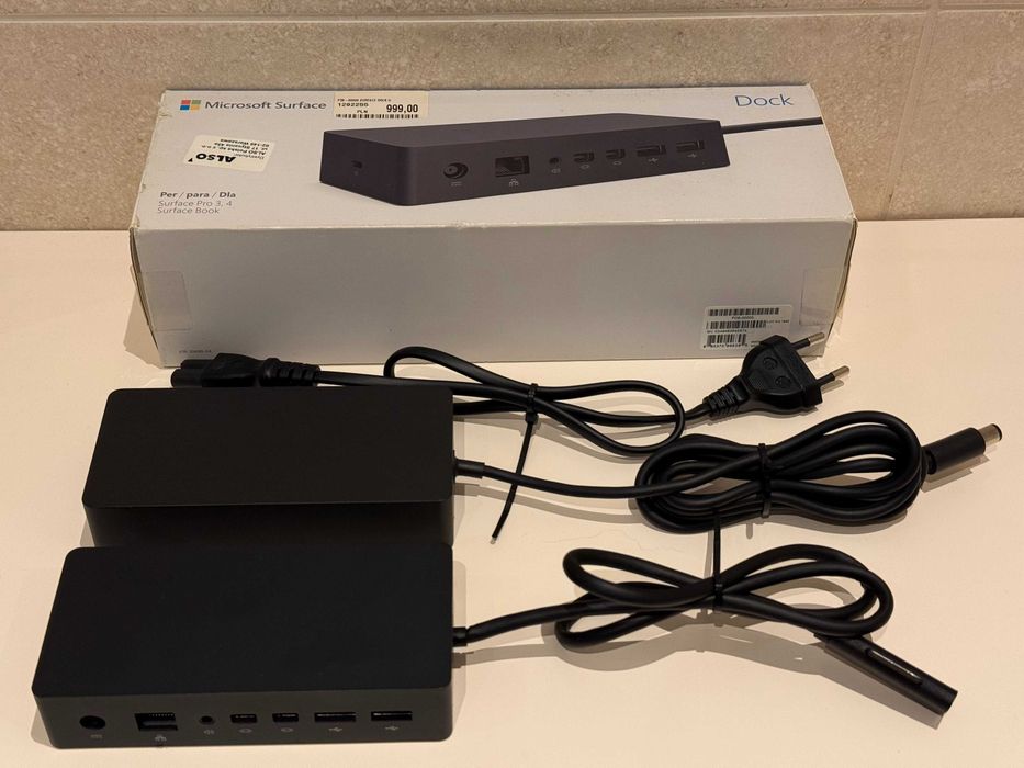 Stacja Microsoft Surface Dock Pro z zasilaczem