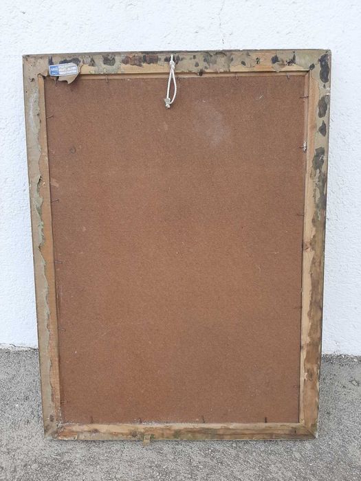 Moldura de quadro - artigo vintage para reaproveitar