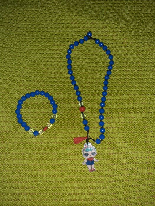 Novo! Conjunto colar com pulseira da LOL