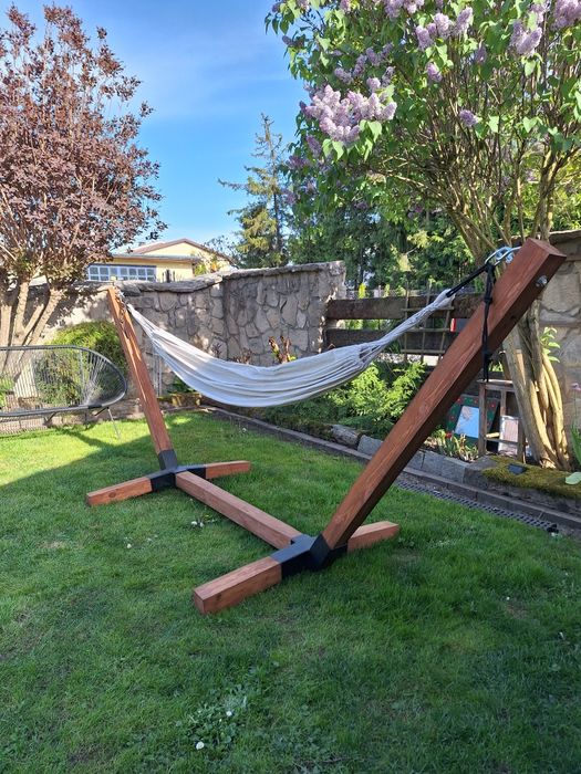 Solidny stelaż +hamak 2-osobowy brazylijski