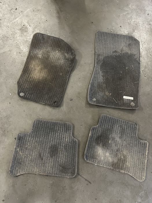 Dywaniki rypsowe ryps czarne mercedes w211