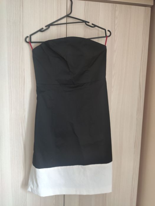 Sukienka Tiffi biało czarna