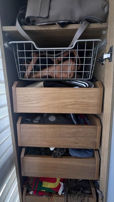 Gavetas  guarda fatos roupeiro ikea
