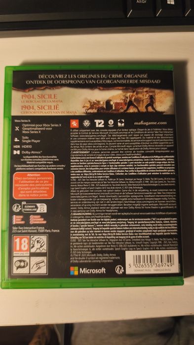 Xbox series S/X Mafia The Old Country