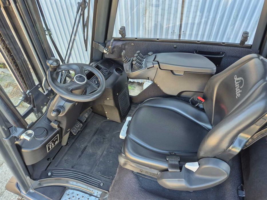 Linde H16 • TRIPLEX + wolny skok • KABINA • 4 sekcje • niski wózek widłowy • możliwy LEASING