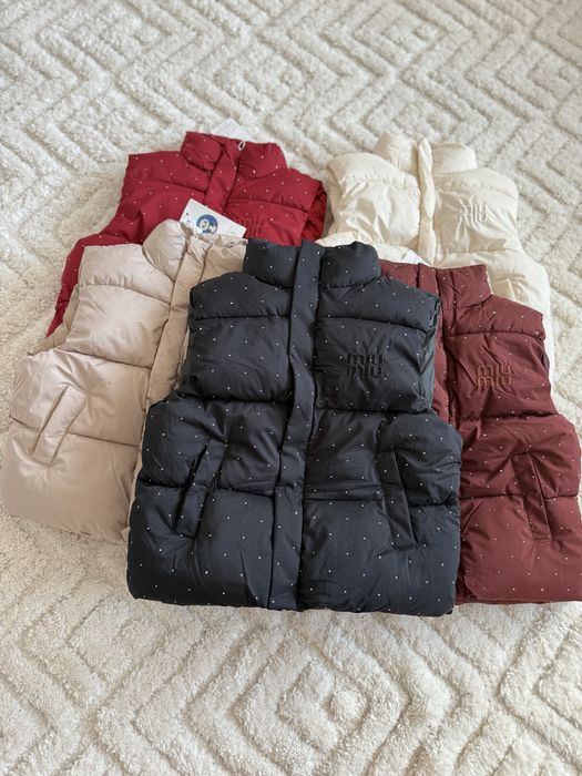 Безрукавка жилетка в камінчики Міу Miu чорна 110 116 122 128 134 140