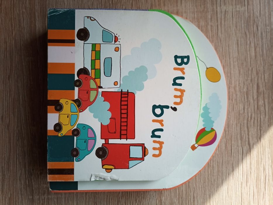Brum brum pojazdy książka z paniki dla dzieci