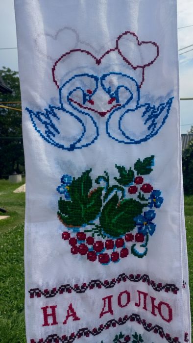 Весільні рушники вишиті хрестиком