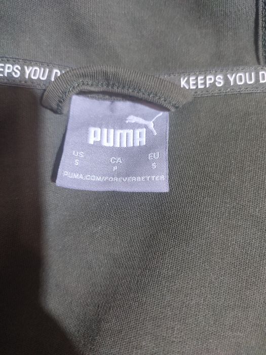 Кофта puma с молнией и капюшоном