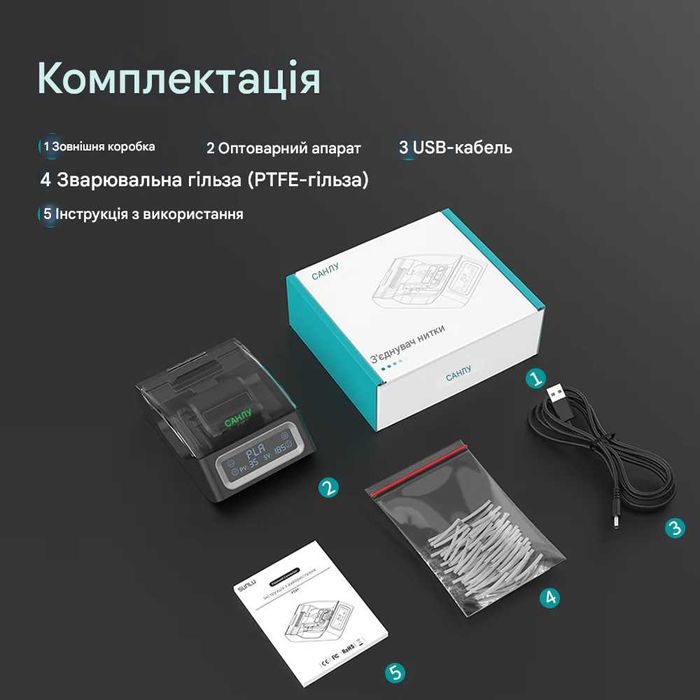 SUNLU Connector FC01 соединения филамента PLA ABS PETG PCL PA PC
