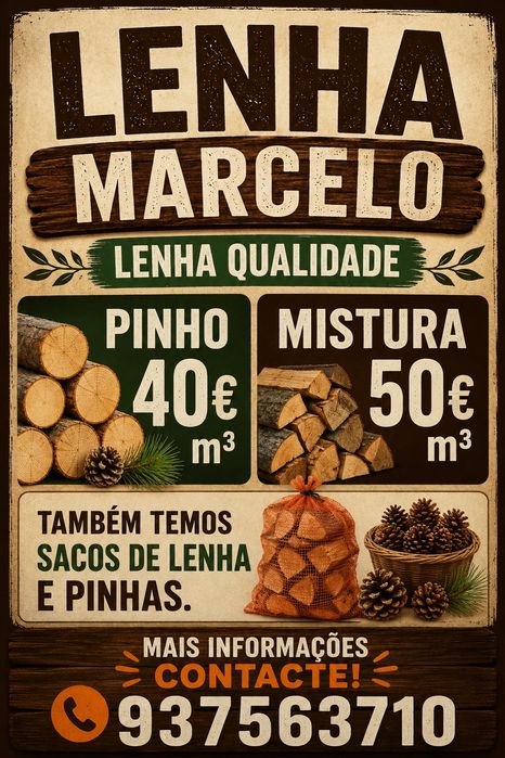 Vendo lenha seca
