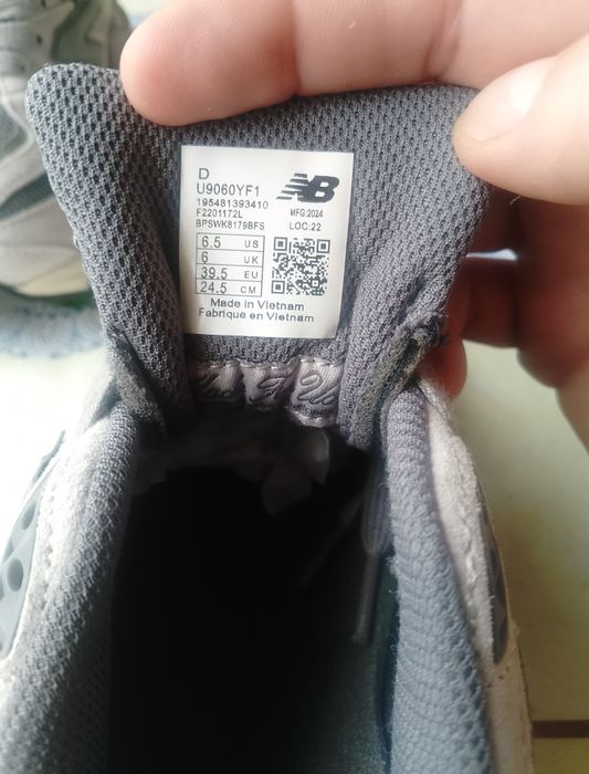 Кроссовки New Balance 9060  Joe Dark Grey,39,5 p.