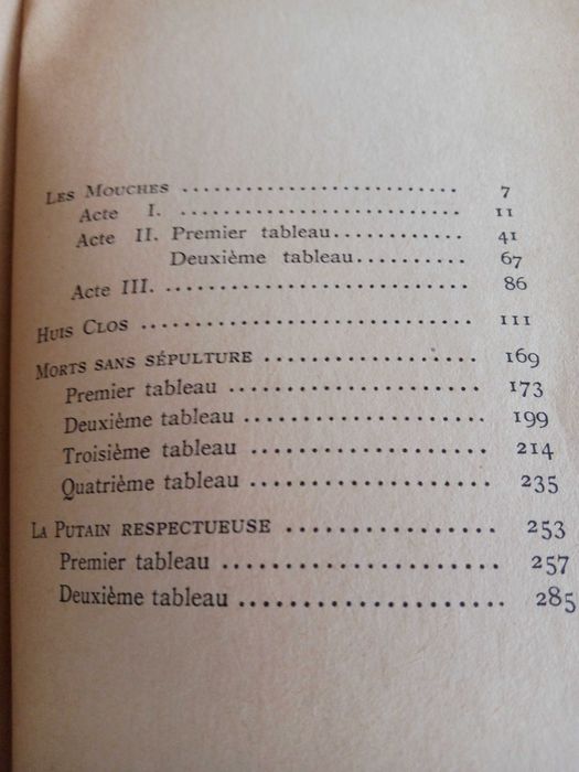 Théatre - Jean--Paul Sartre