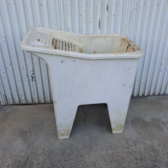 Tanque fibra de vidro para lavar a roupa com Sifão