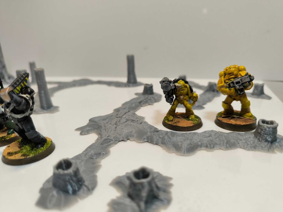 Podstawki (pnie) na drzewa Diorama Makieta D&D RPG