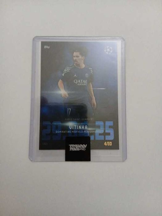 Vitinha PSG 4/50 Topps Total Football