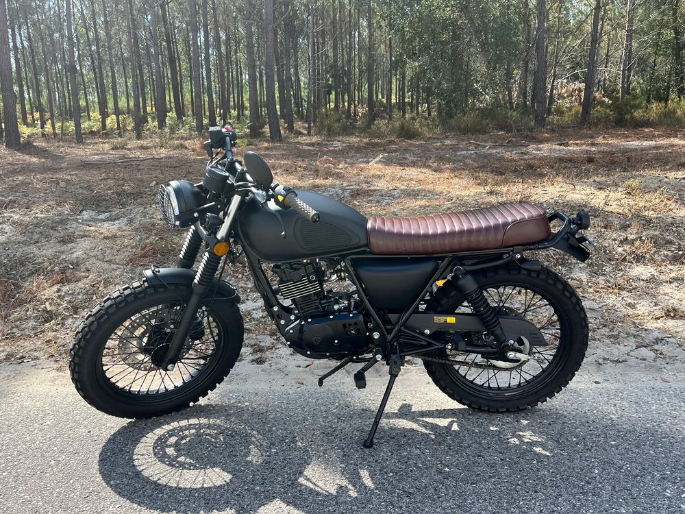 Mutt Mongrel Mutt mongrel-matt-black-125cc-motorcycle