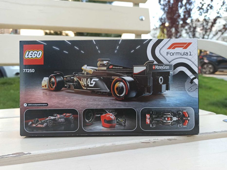 LEGO Speed Champions MoneyGram Haas F1® Team VF-24 77250, LEGO Jurassic World Втеча по бездоріжжю від раптора 76972/Нові, оригінал