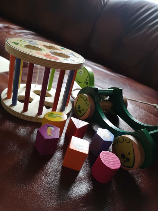 Drewniana zabawka ślimak Playtive