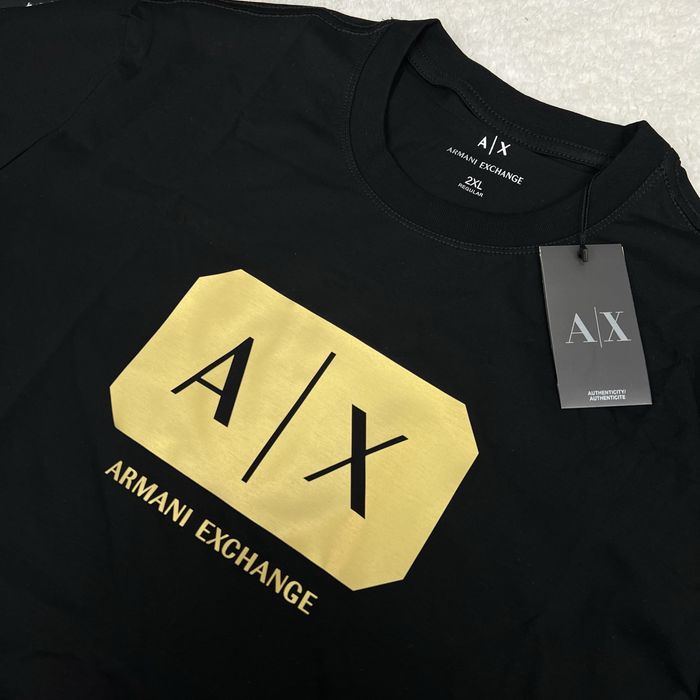 Футболка Armani Exchange Gold NEW model (emprio,EA7)