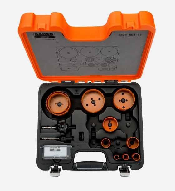 Zestawy otwornic bimetalicznych BAHCO Sandflex® 3834-SET-77