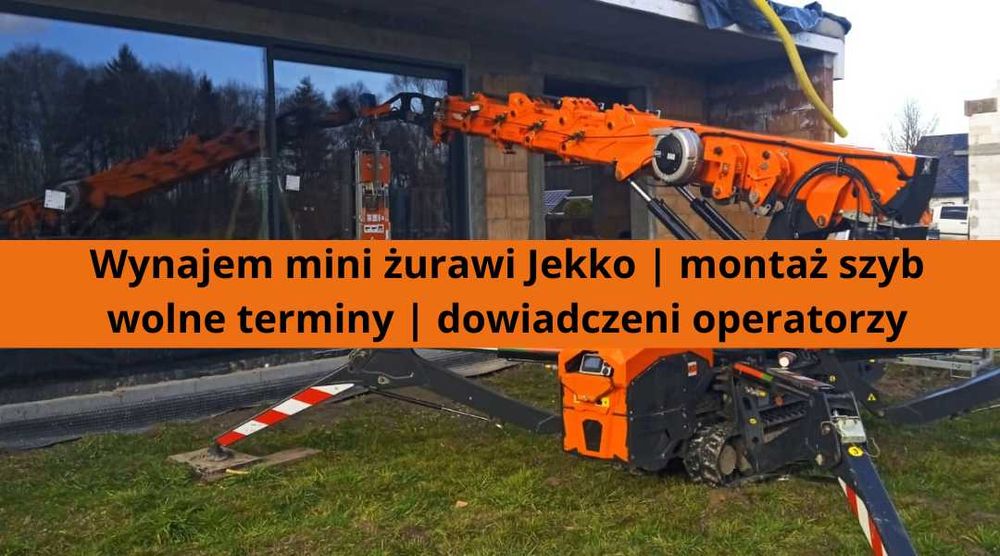 Mini żuraw Kraków | wynajem mini dźwigu | szybkie terminy