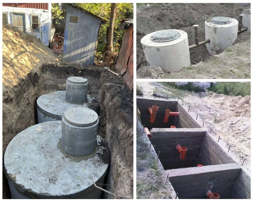 Септик, очисні споруди, дренаж