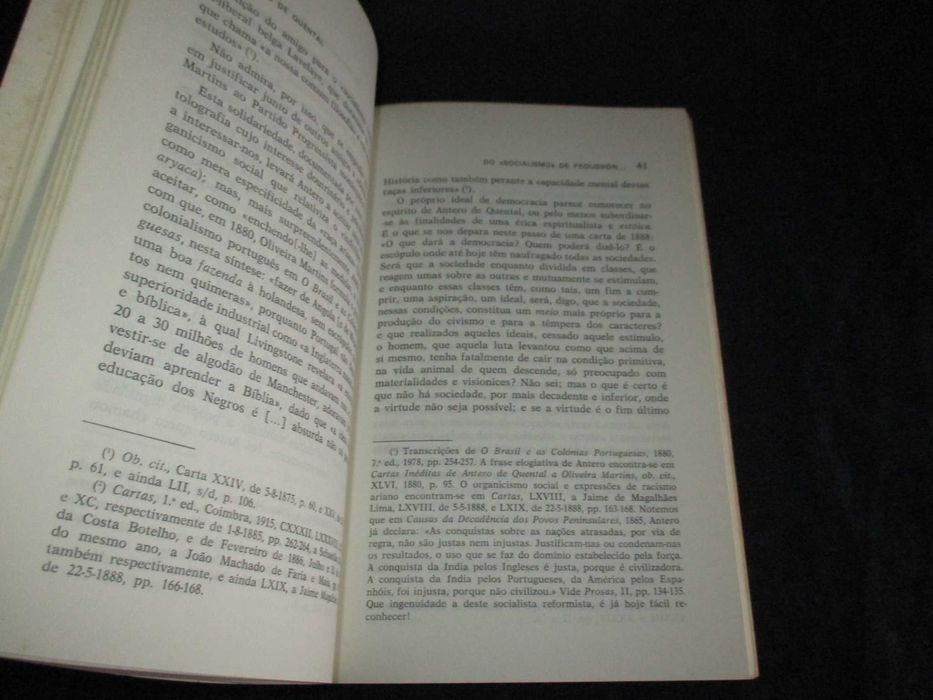 Livro Antero de Quental Óscar Lopes