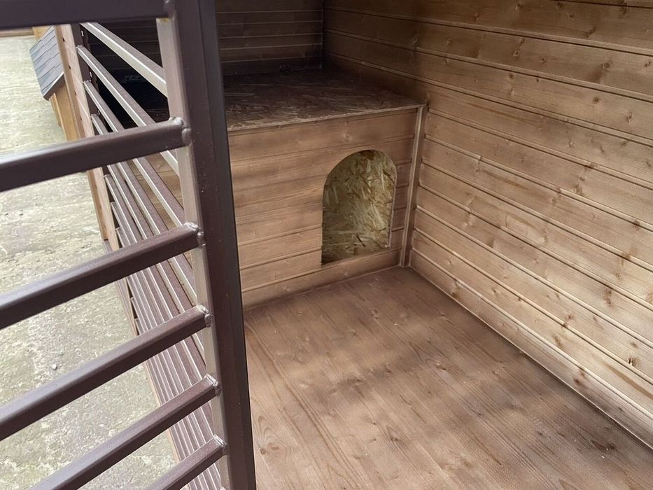 Вольер утеплённый с будкой 2.30/1.00+опции.