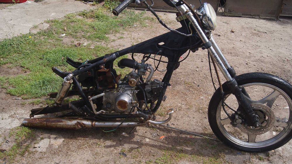 Chopper Kinroad Prince XT 50 niekompletna rama 2007 udokumentowana
