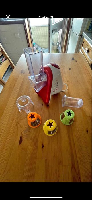 Cortador e ralador eletrico da molinex com acessorios