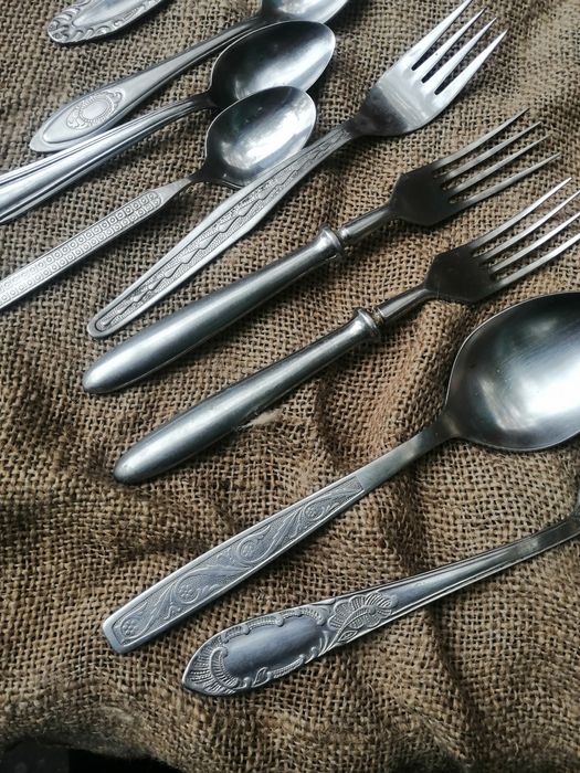 Ложки, виделки, ножі СРСР.  Вилки