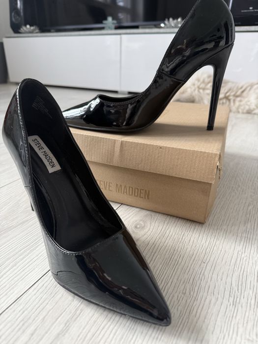 Czarne szpilki Steve Madden rozm 41