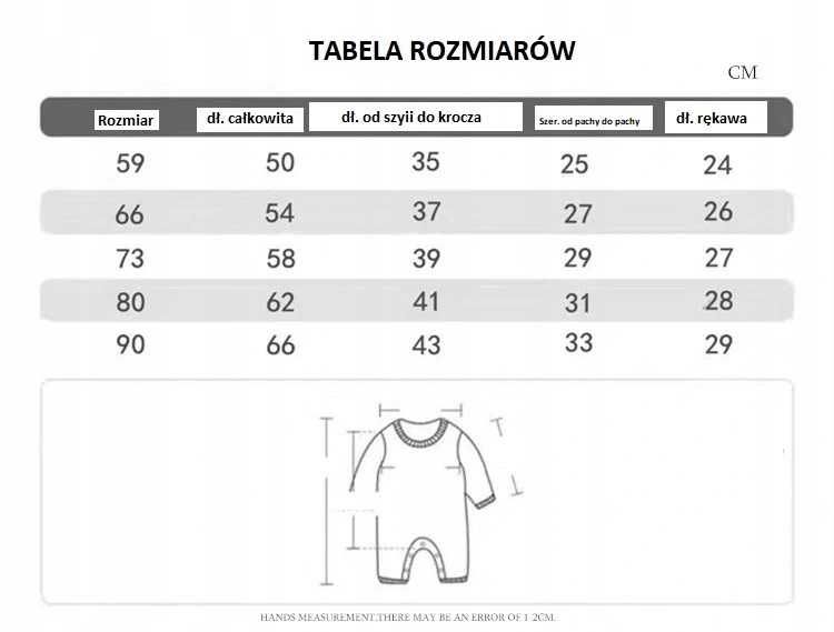 PAJACYK bez stópek, rampers ,niemowlęcy. roz 66