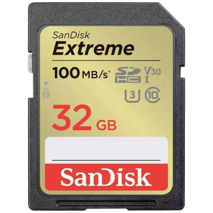 Sandisk SDHC 32GB Extreme 100MB/s C10 V30 U3 UHS-I - Cyfrowe.pl Łódź
