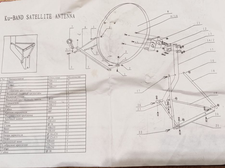 Супутникова тарілка Saturn + ресивер, новий