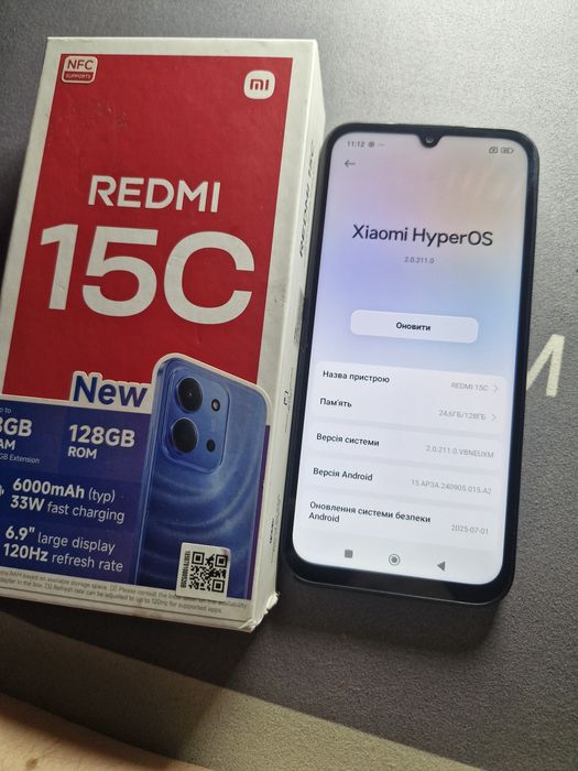 REDMI 15C 4/128gb