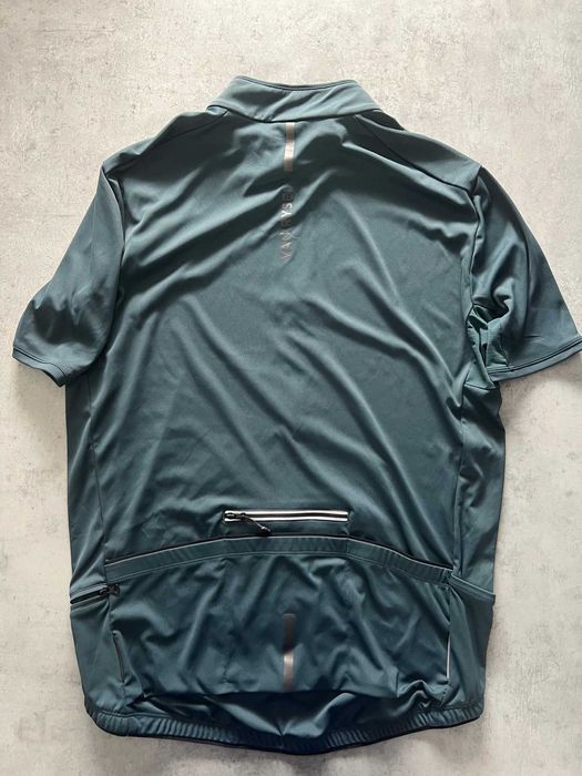 Męska koszulka rowerowa VAN RYSEL ciemnozielona rozmiar XL