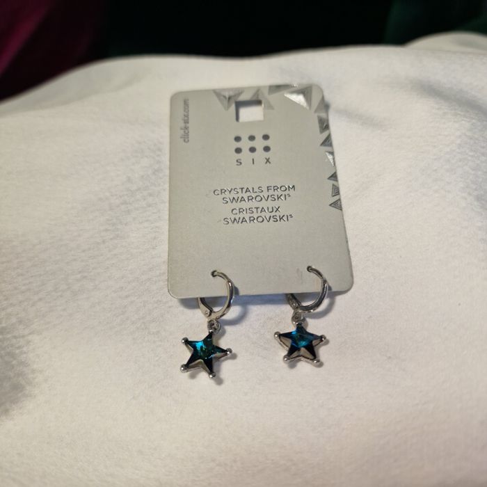 Kolczyki z kryształkami Swarovski – six