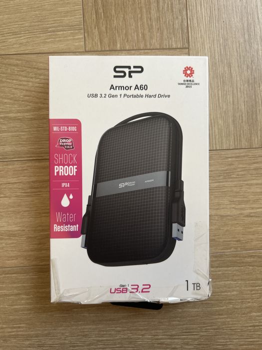 Dysk zewnętrzny Silicon Power Armor A60 1TB USB 3.2 – NOWY